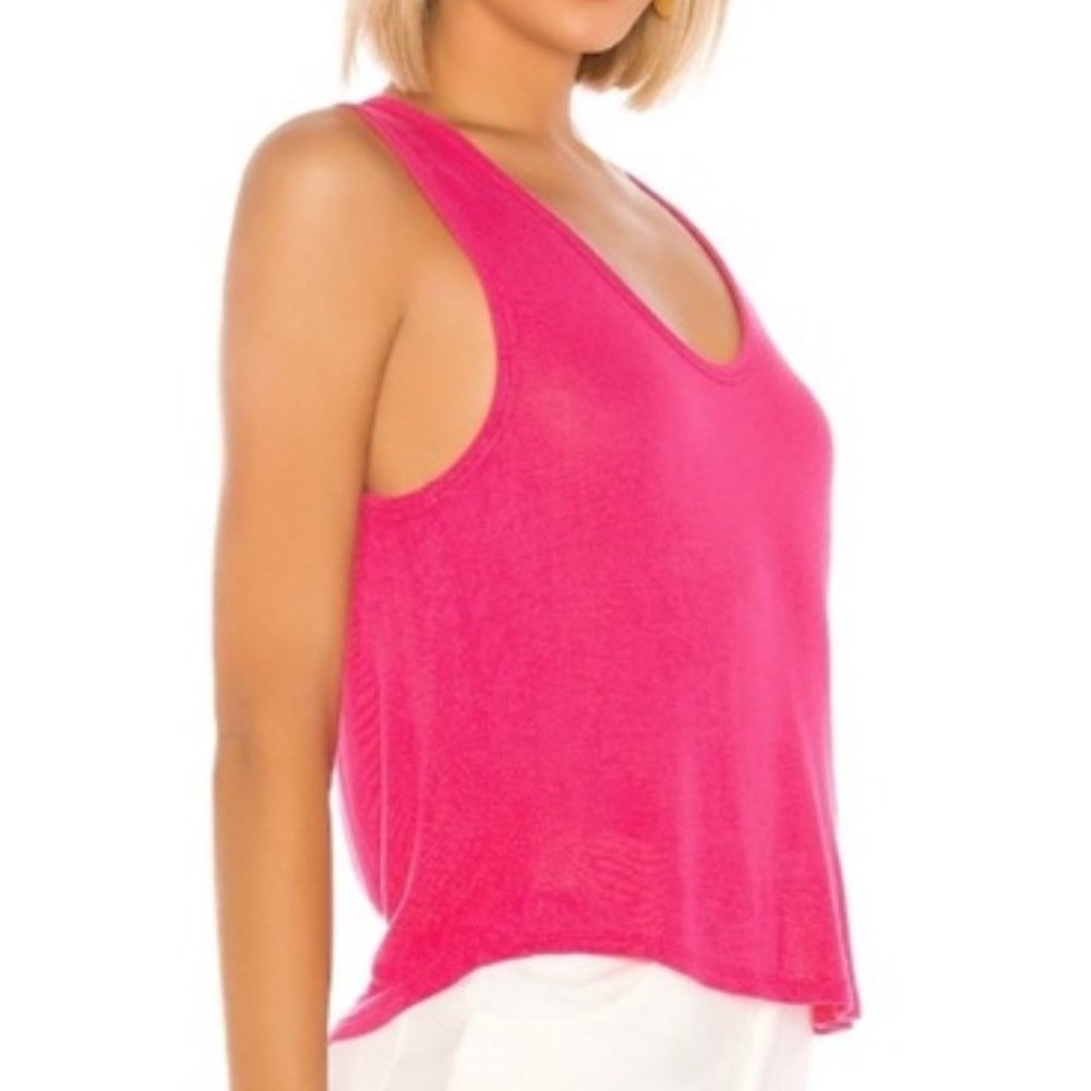 NWT Free People Take The Plunge Tank Pink Medium